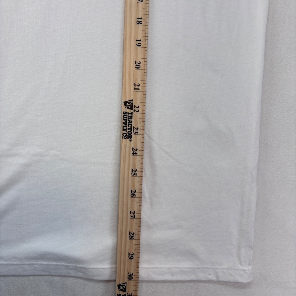 Ariat Women's XL T Shirt New White Short Sleeve Boyfriend Fit Longhorn‎ Cow - Picture 8 of 10